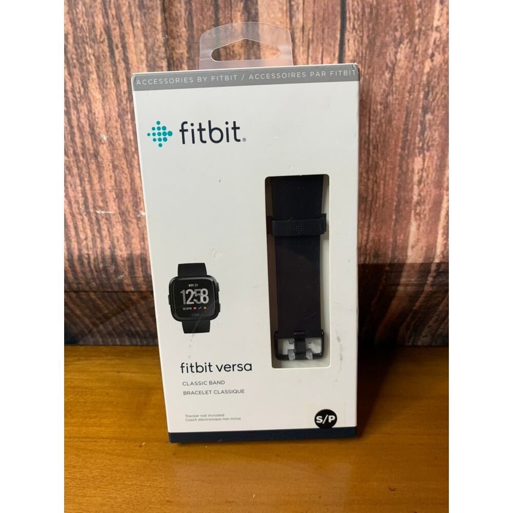 Fitbit Versa Replacement Band Black Small Wristband Strap